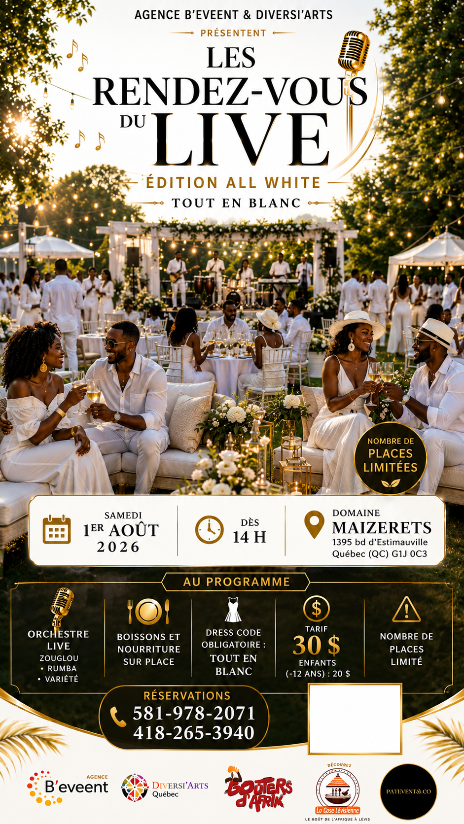 Les RDV du live